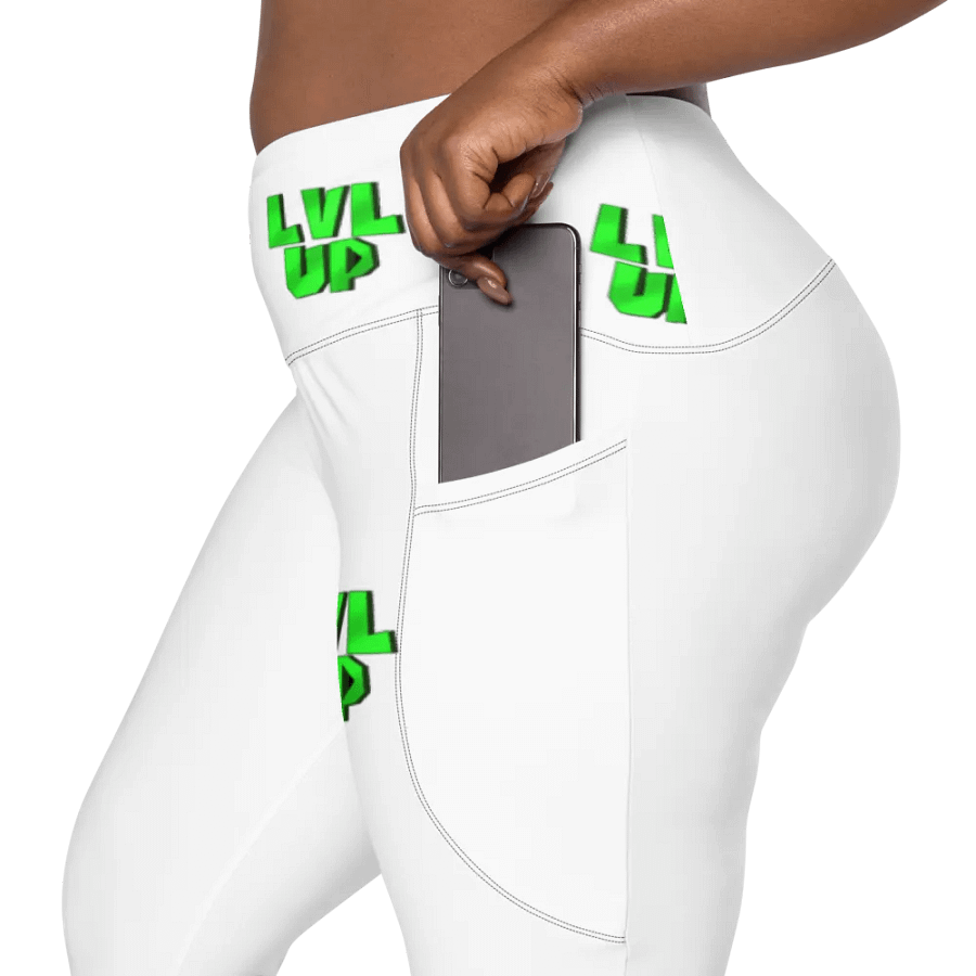 LVL UP White Yoga Pants product image (7)