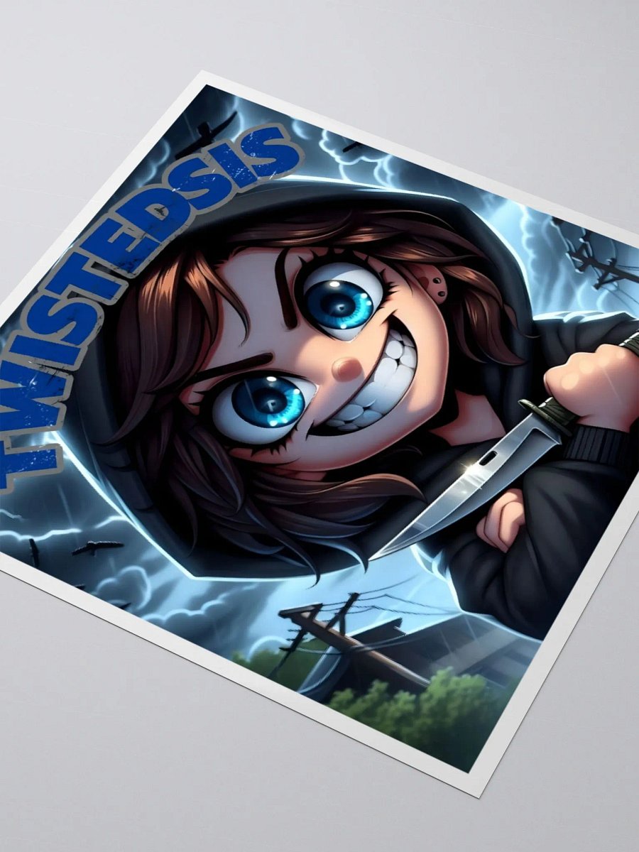 TwistedSis Mischievous Grin Stickers product image (3)