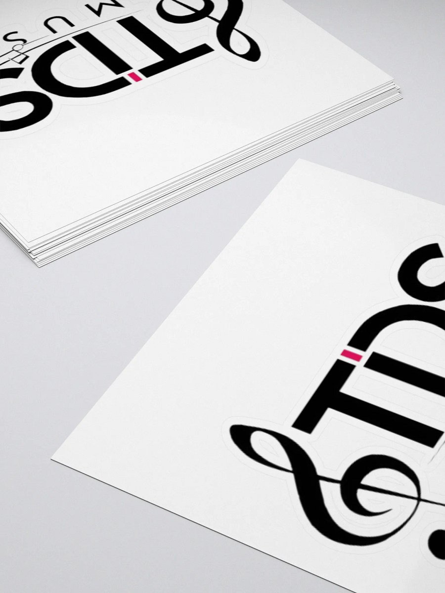 Exclusive TDS MUSIC Logo Sticker - Premium Kiss Cut Vinyl product image (4)