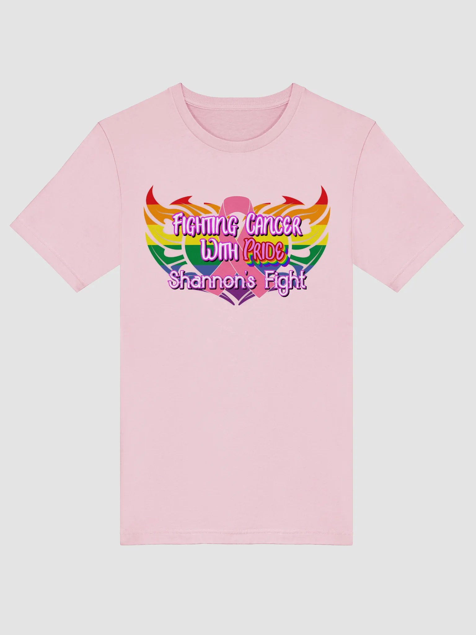 Fighting Cancer w/ Pride - Adult T-Shirt product image (5)