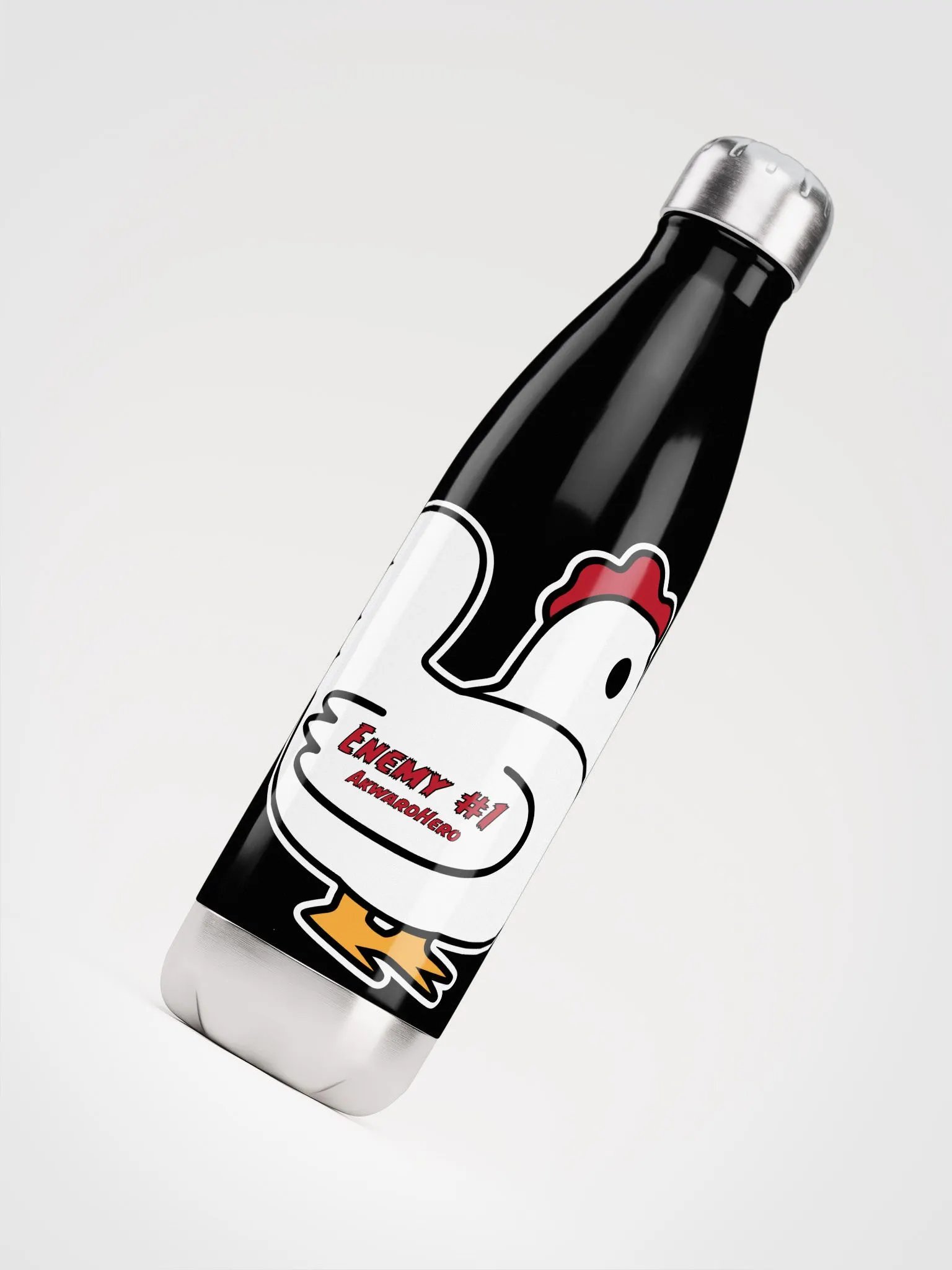 Chicken Slayer Enemy #1 Water Bottle product image (7)