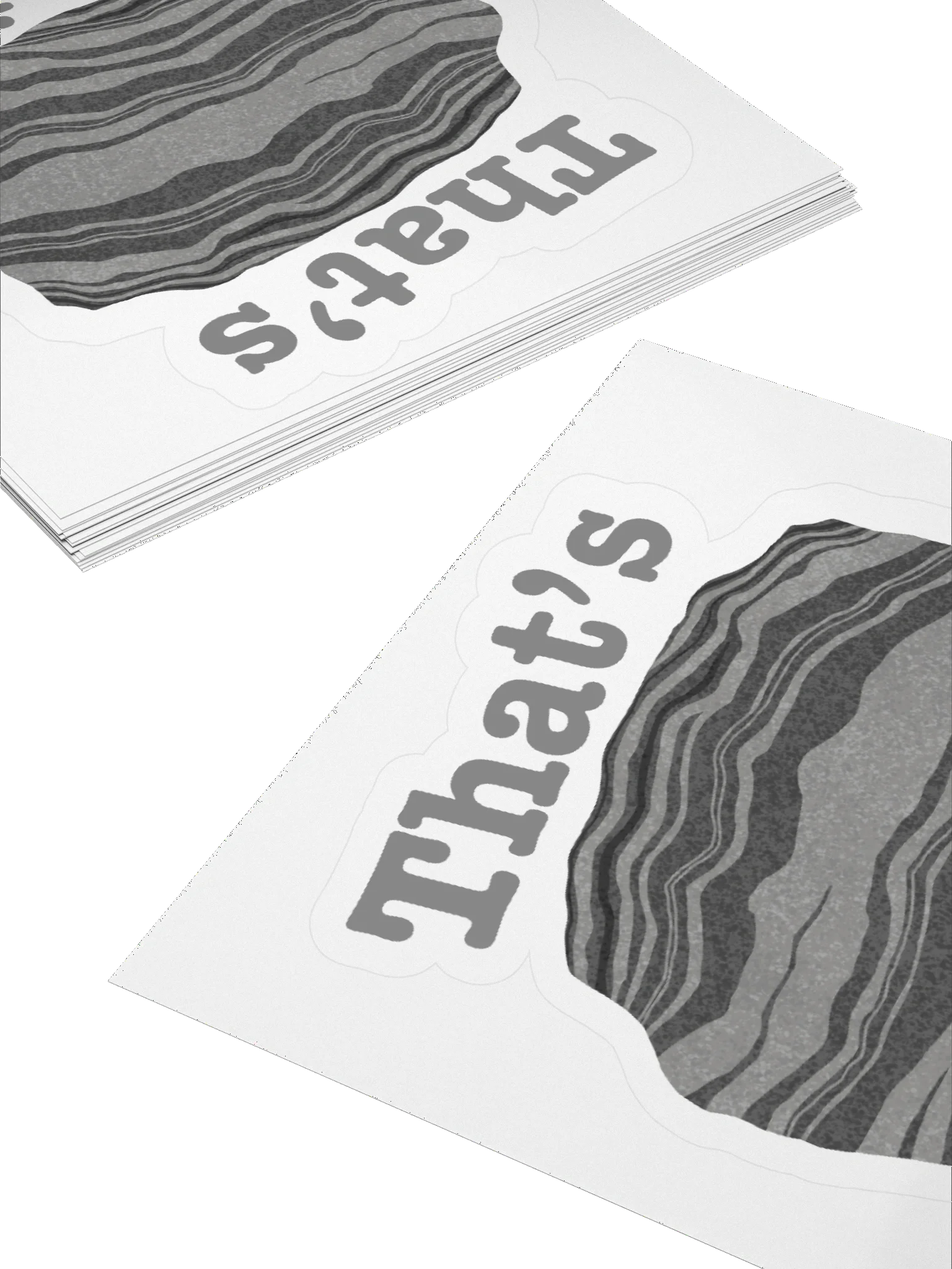 That's Gneiss Kiss Cut Sticker product image (4)
