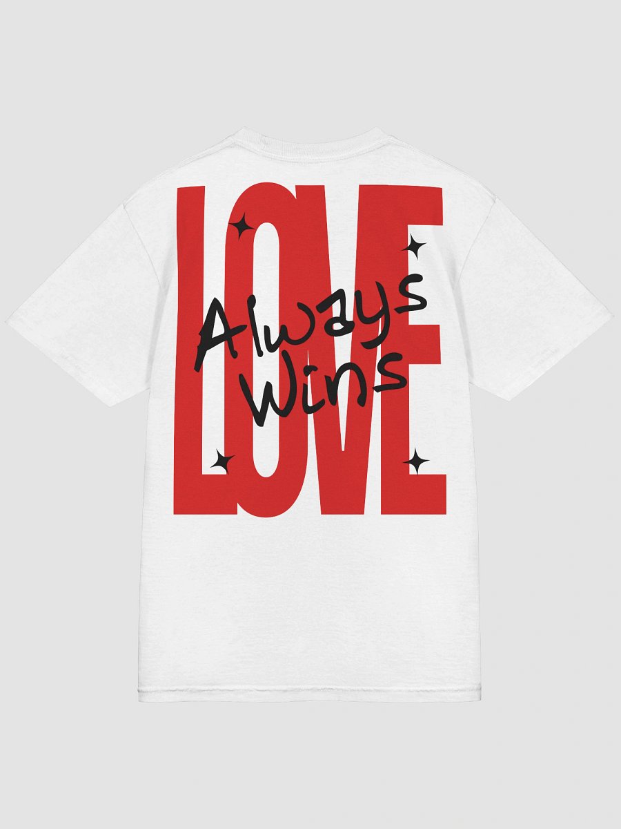 Love Always Wins Heavyweight Tee White product image (4)