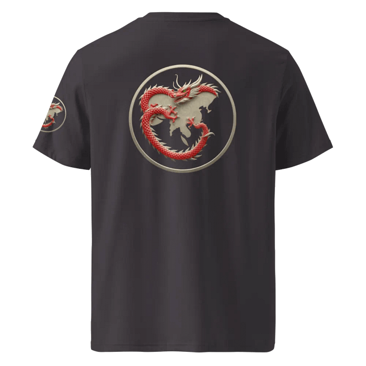 Fierce Dragon Coiled Organic T-Shirt product image (20)