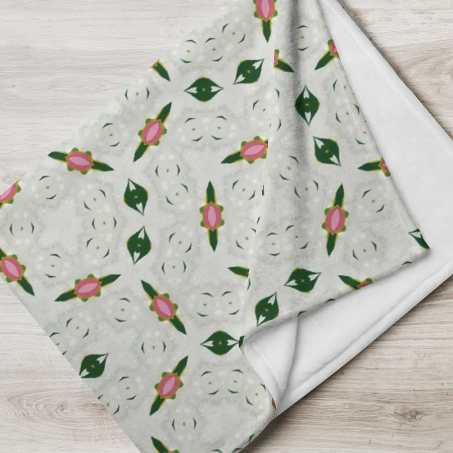 Unique Lips & Eyes Circular Pattern Throw Blanket product image (8)
