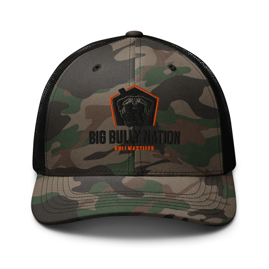 BBN Logo 1 Camo Truckers Hat product image (1)