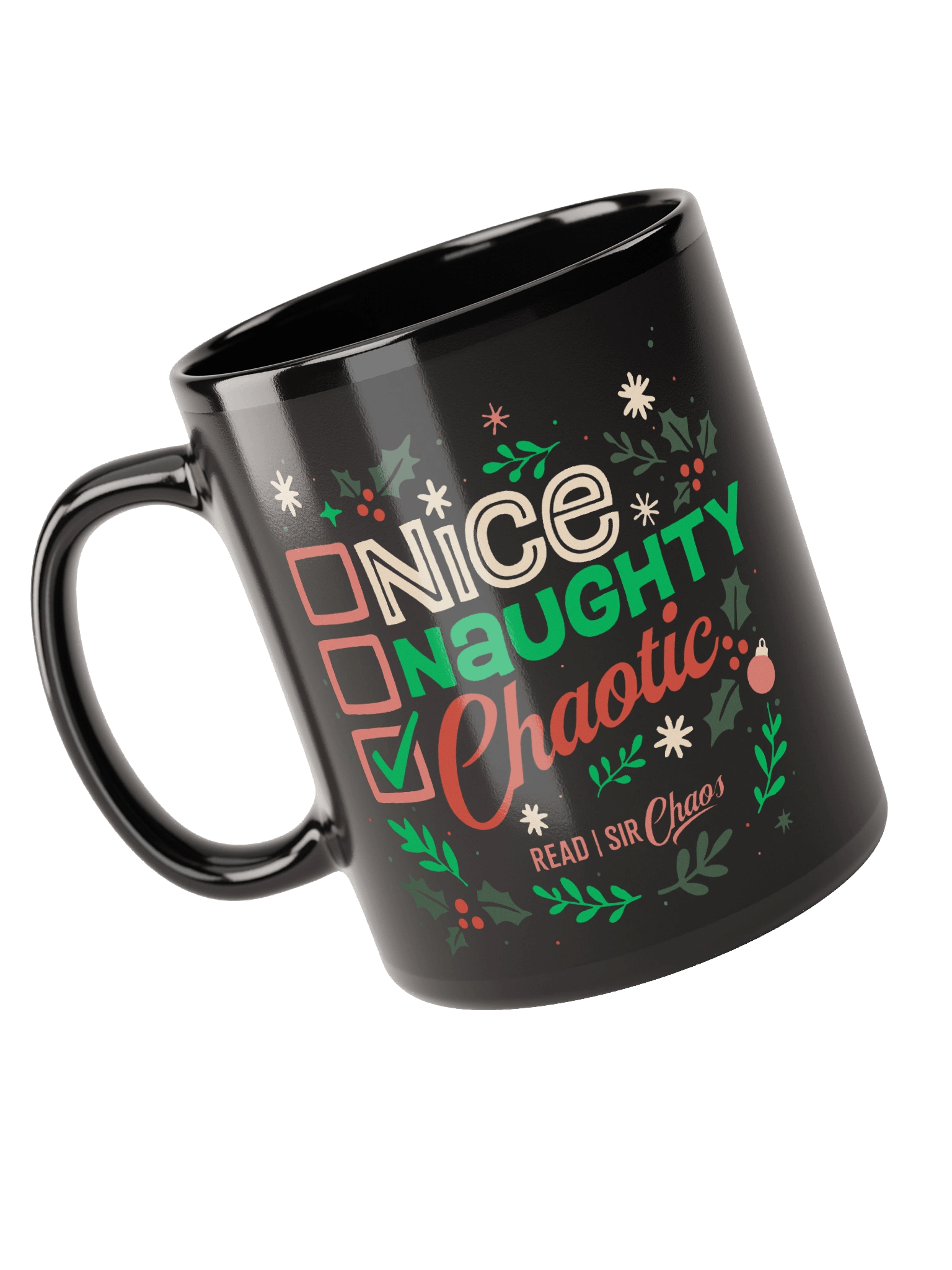 Nice, Naughty, Chaotic Black Mug product image (6)