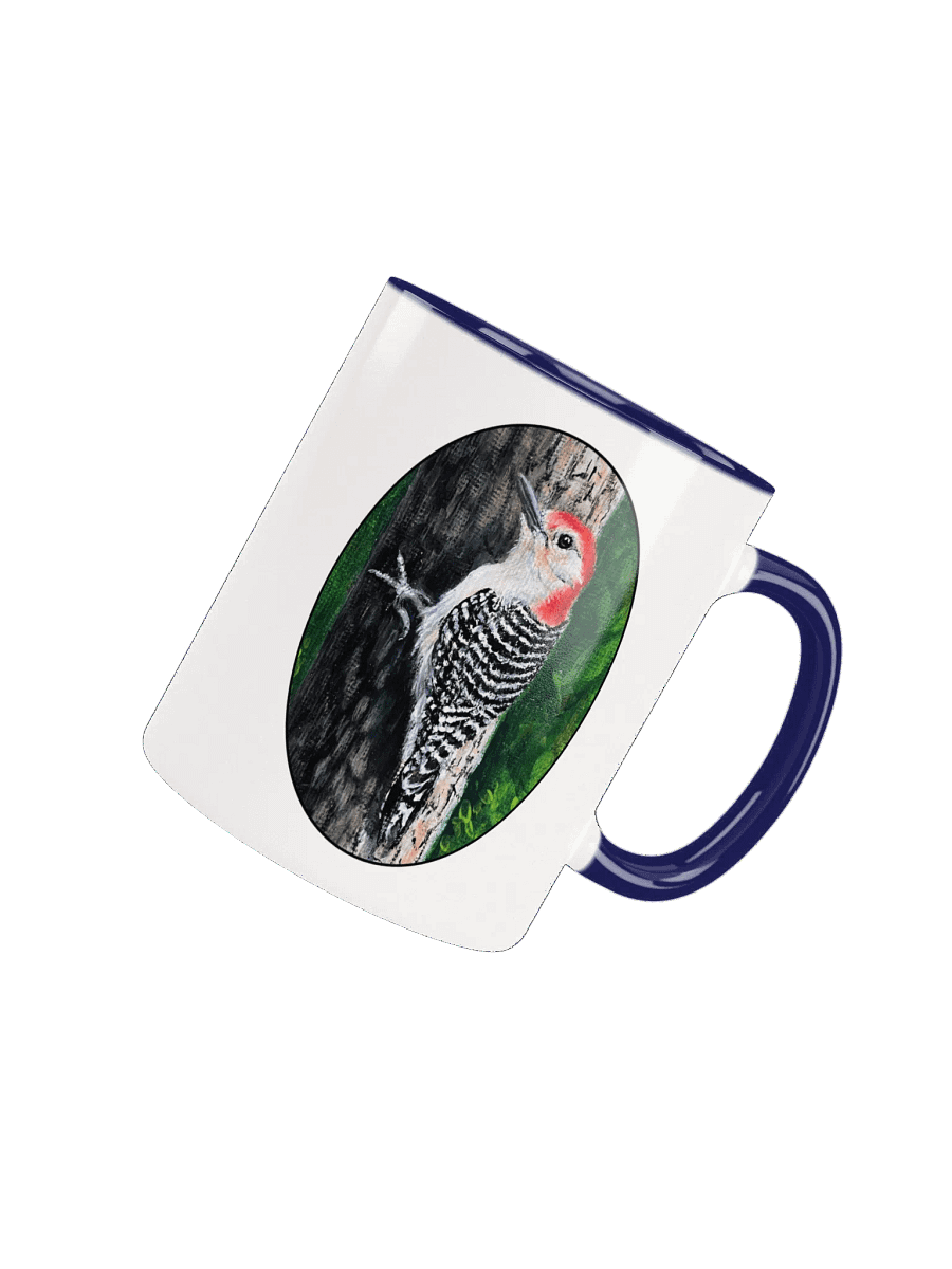 Vibrant Woodpecker Ceramic Mug product image (4)