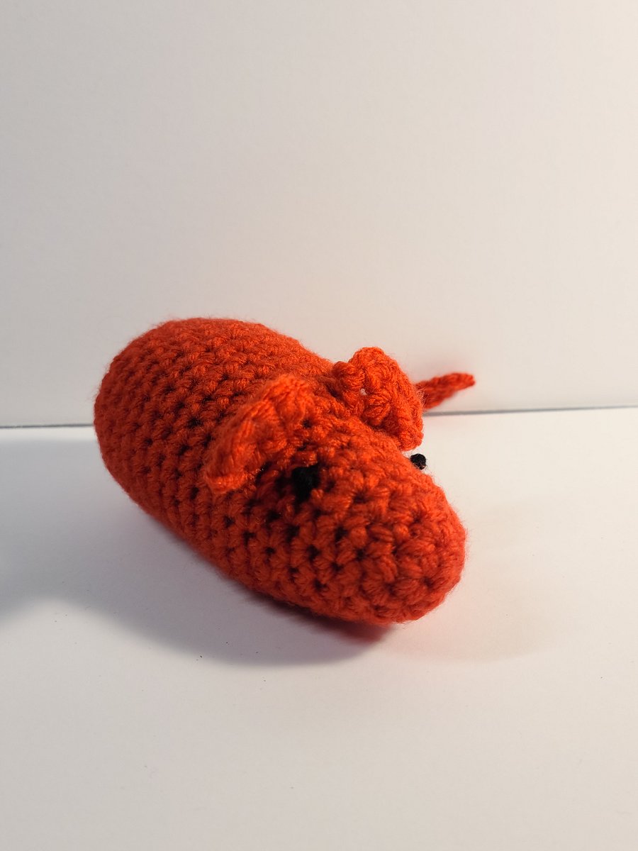 Handmade Amigurumi Mouse Cat Toy product image (2)