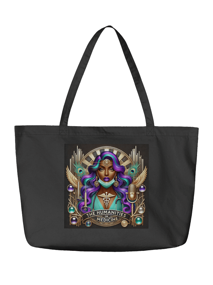 Humanities In Medicine Peacock Princess Medical Statement Tote product image (3)