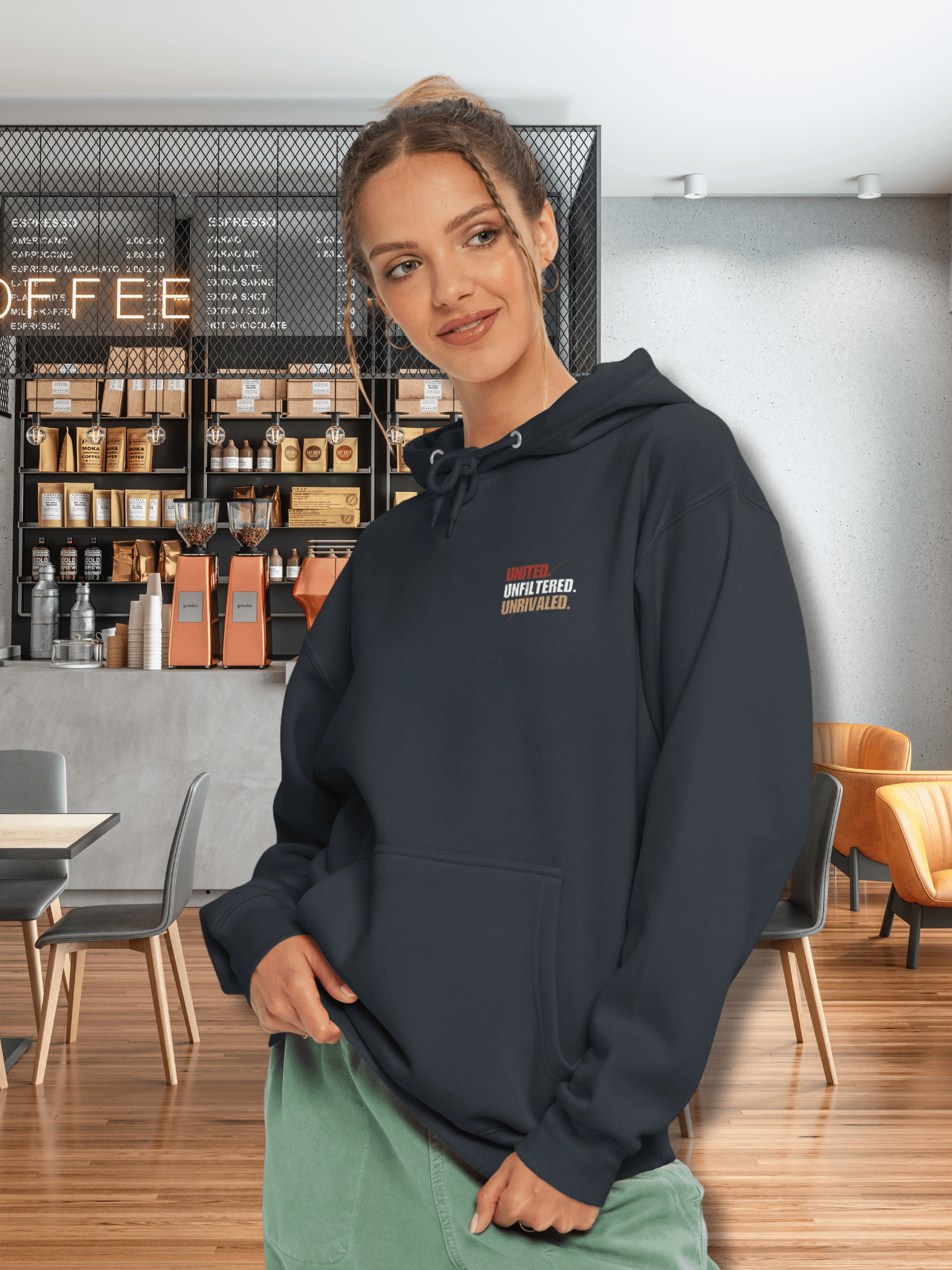 United. Unfiltered. Unrivaled. Lane Seven Premium Pullover Hoodie product image (1)