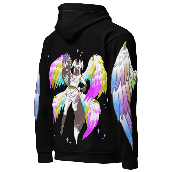 Pansexual Pride Angel Hoodie - Positions A product image (1)