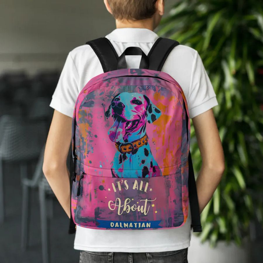 It's All About Dalmatian All-Over Print Backpack product image (1)