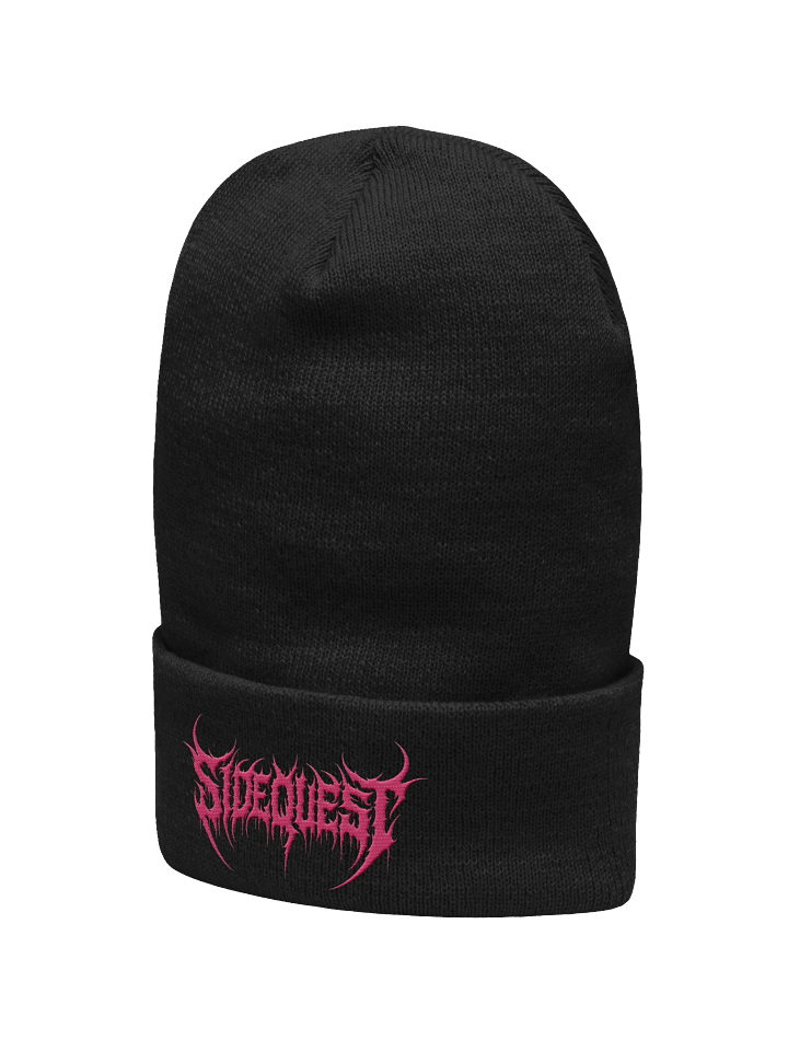 Sidequest Beanie (Death Metal Font - Pink) product image (2)