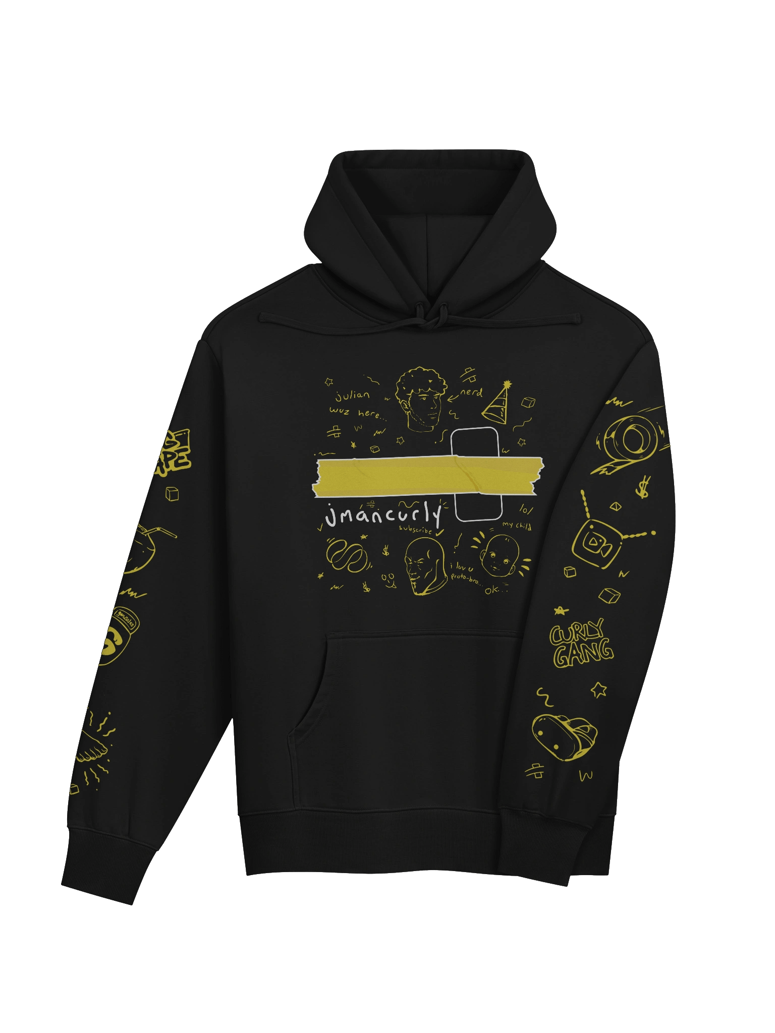 Premium Doodle Tape Hoodie product image (3)