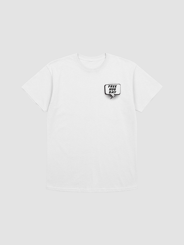 Free Hug Day Unisex Heavy Cotton Tee - Fun Comic Design for Casual Wear product image (1)