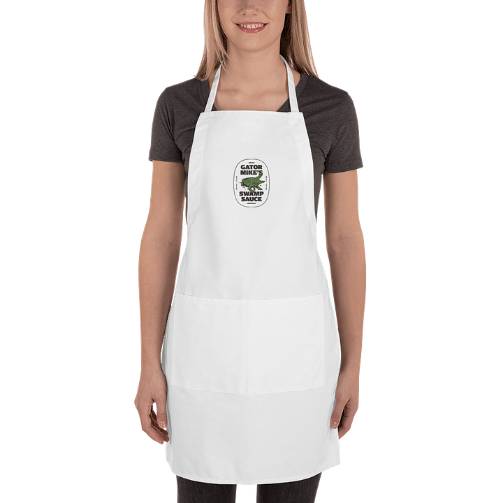 White Gator Mike’s Embroidered Apron product image (2)