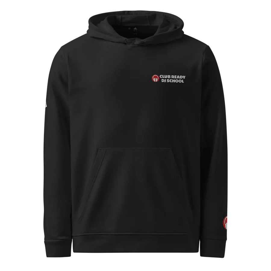 Club Ready DJ School Embroidered Adidas Fleece Hoodie product image (1)