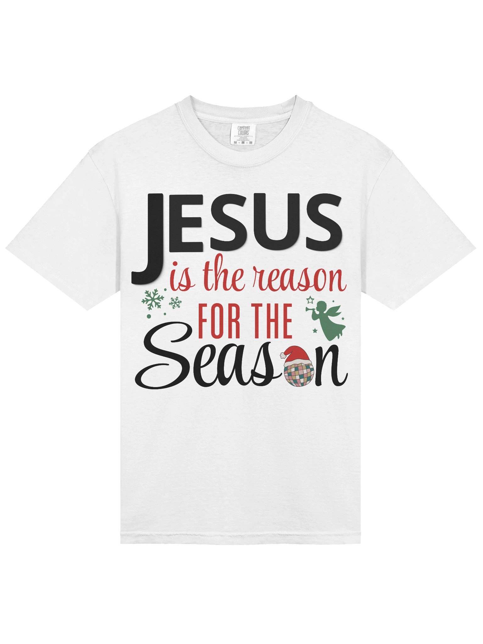 Jesus Is the Reason for the Season | Christian Christmas T-Shirt | Faith Holiday Tee product image (3)