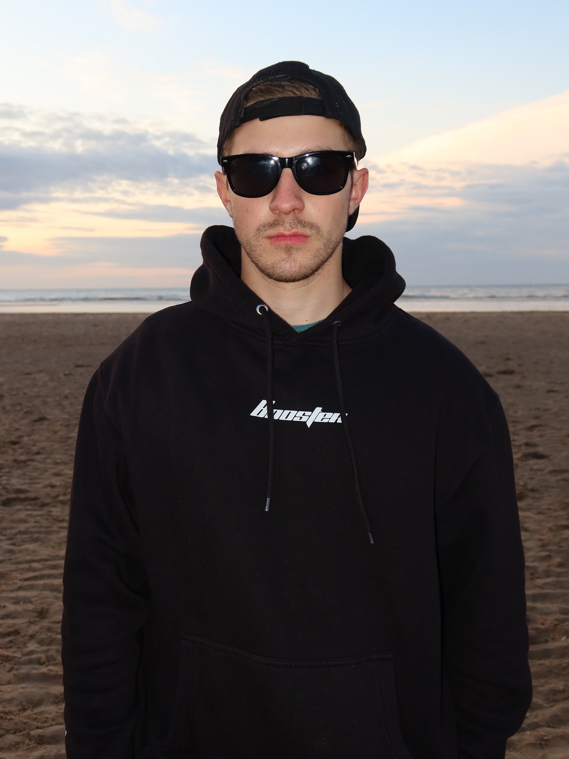 Booster - Classic Black Booster All Over Hoodie. product image (5)
