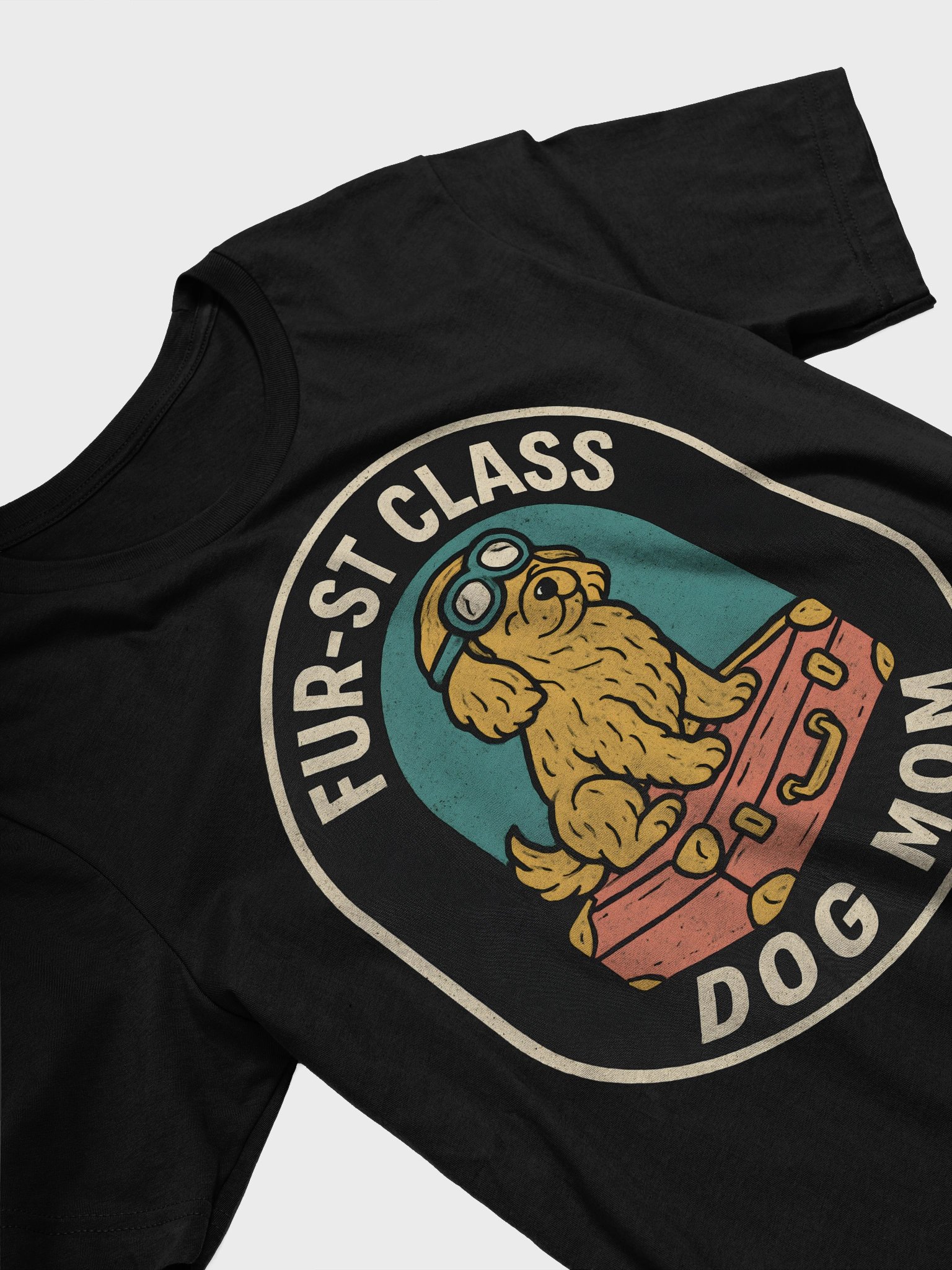 Fur-st Class Dog Mom T-Shirt product image (3)