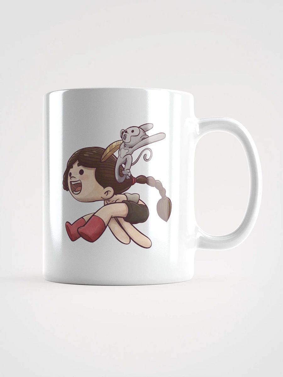 She & Her Pet | White Glossy Mug product image (2)