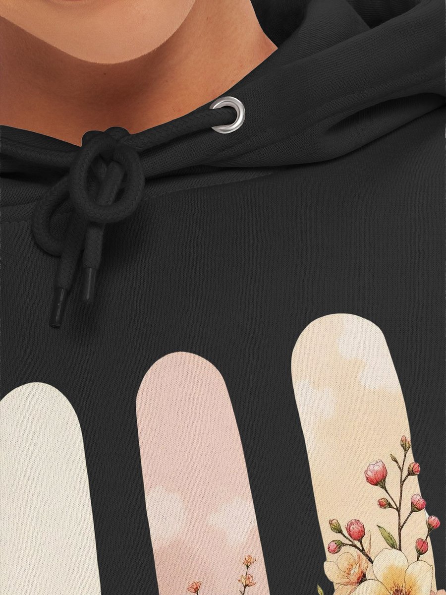 Floral Panel Premium Hoodie product image (6)