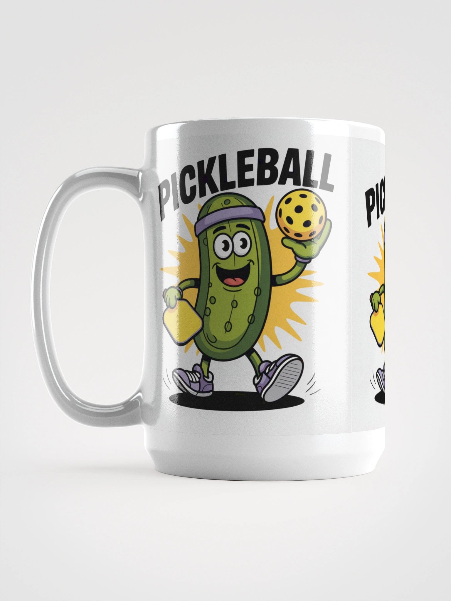 “Morning Dink” Pickleball Mug – Funny Pickle Character Coffee Cup product image (6)