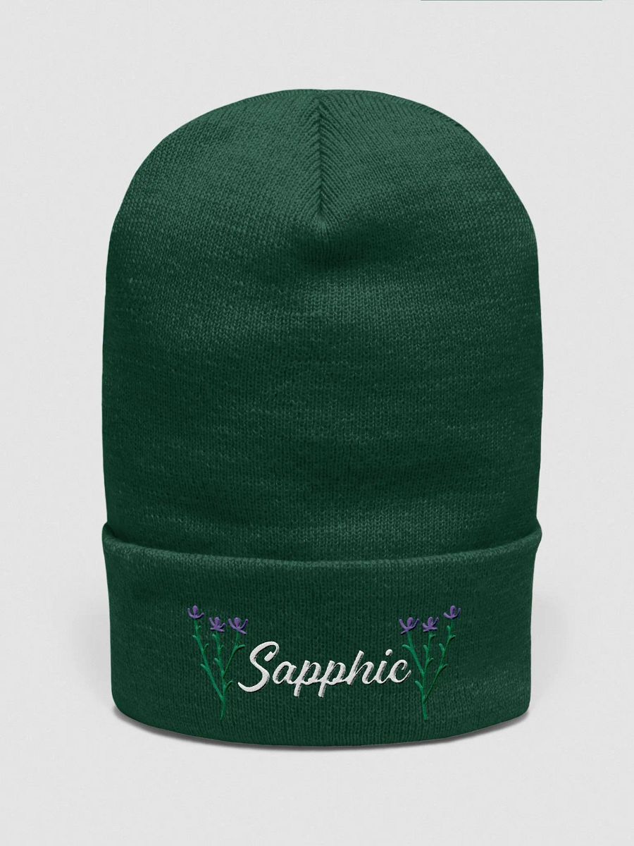 Sapphic embroidered beanie product image (39)