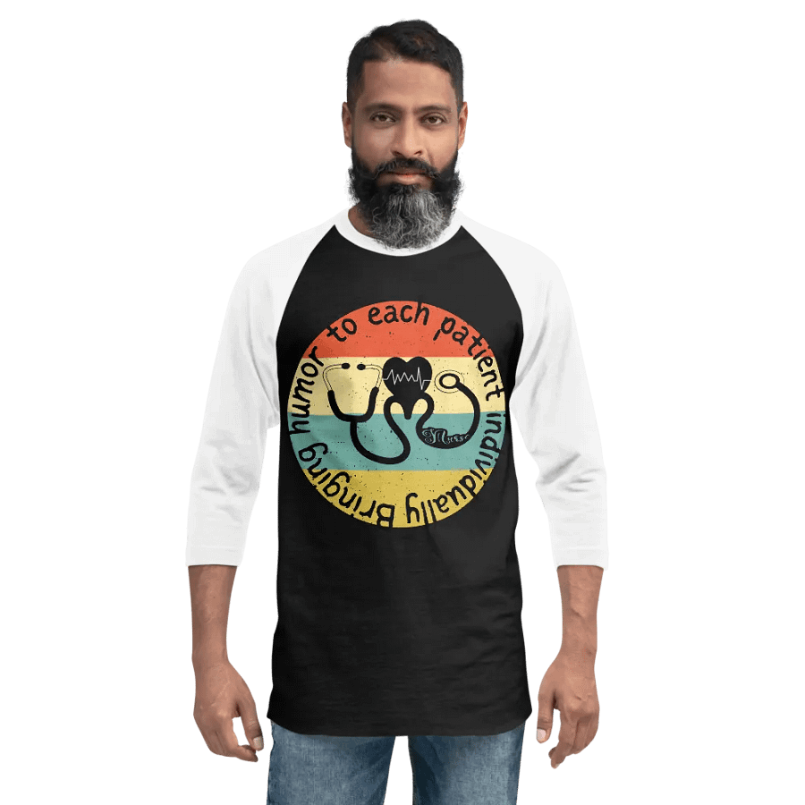 Bringing humor to each patient individually Raglan Tee product image (12)
