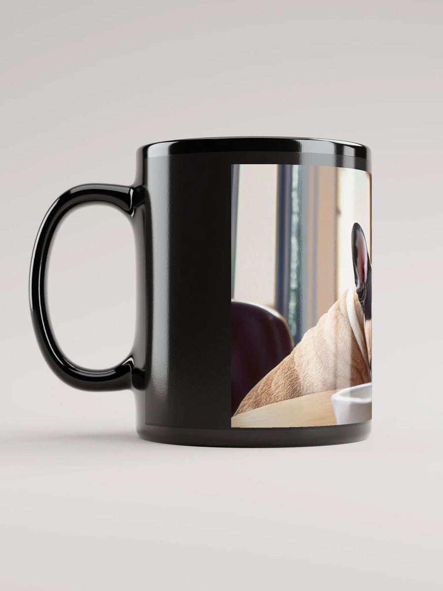French Bulldog Fun: Black Glossy Mug for Dog Lovers product image (3)