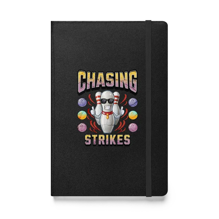 Chasing Strikes Bowling Hardcover Notebook product image (1)