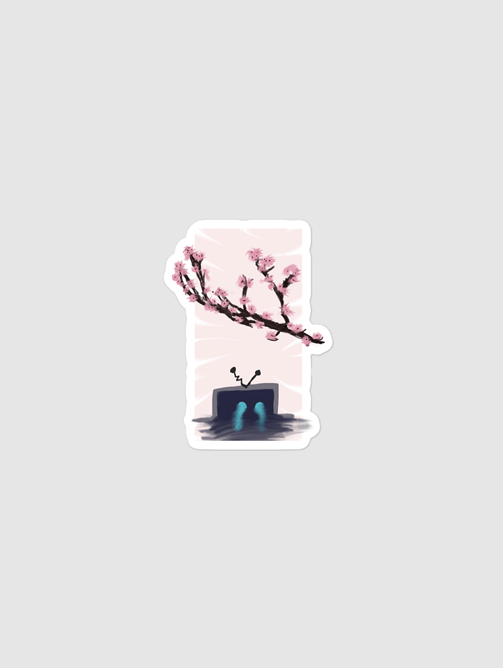 Melting tv head stickers product image (1)