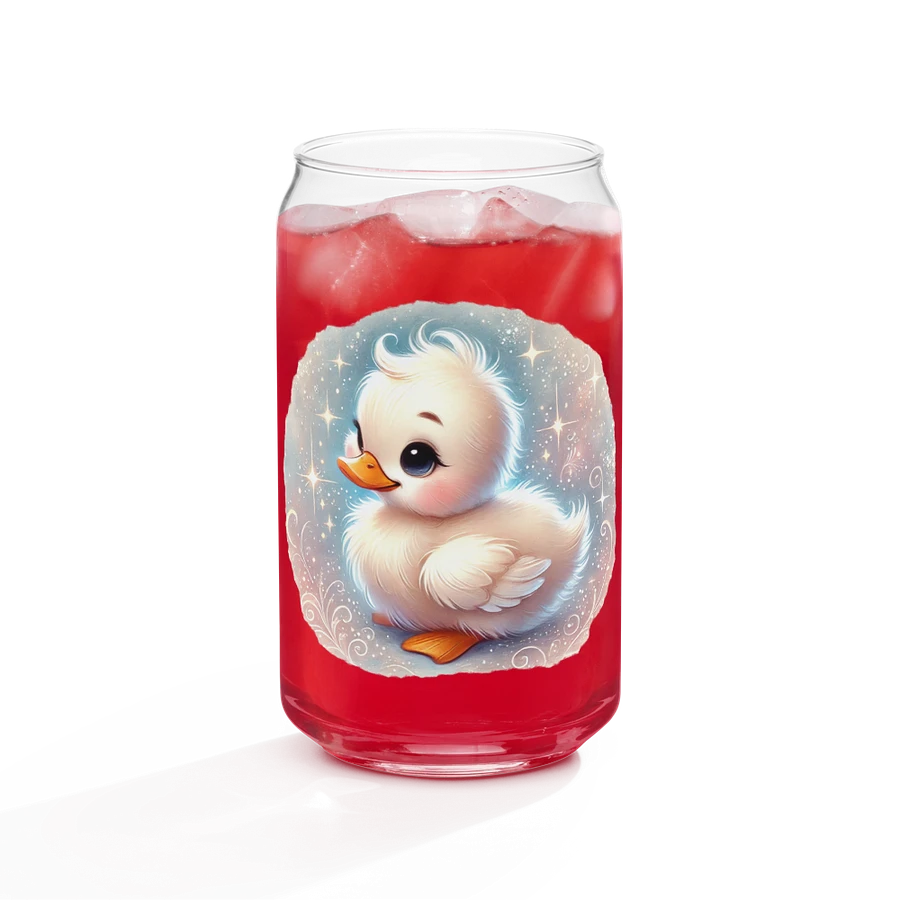 Baby Duckling Glass with Optional Bamboo Lid and Straw product image (32)