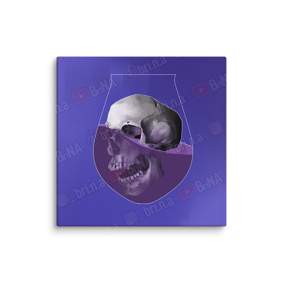 Skull Pinot - Canvas product image (1)