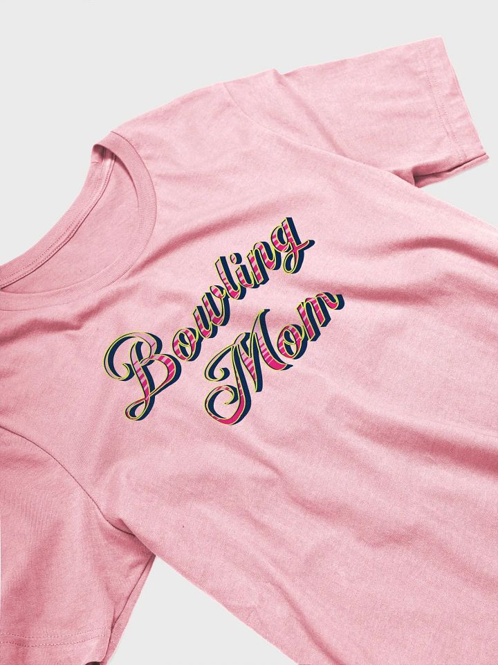 Bowling Mom Script T-Shirt product image (2)