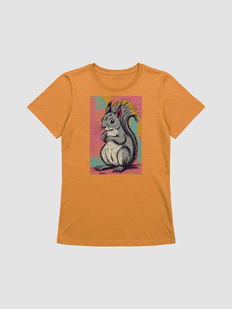 Vibrant Squirrel Illustration Women's Relaxed T-Shirt product image (1)