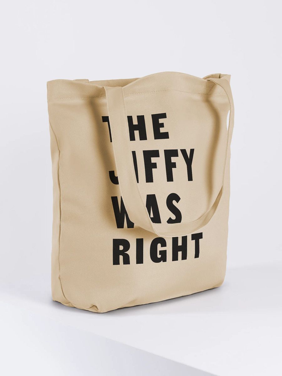 The Jiffy Was Right* Tote Bag product image (4)