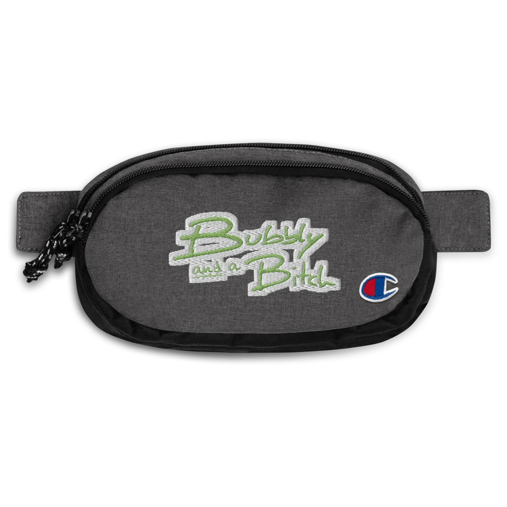 Bubbly and a B (light green bubble design) champion fanny pack product image (1)