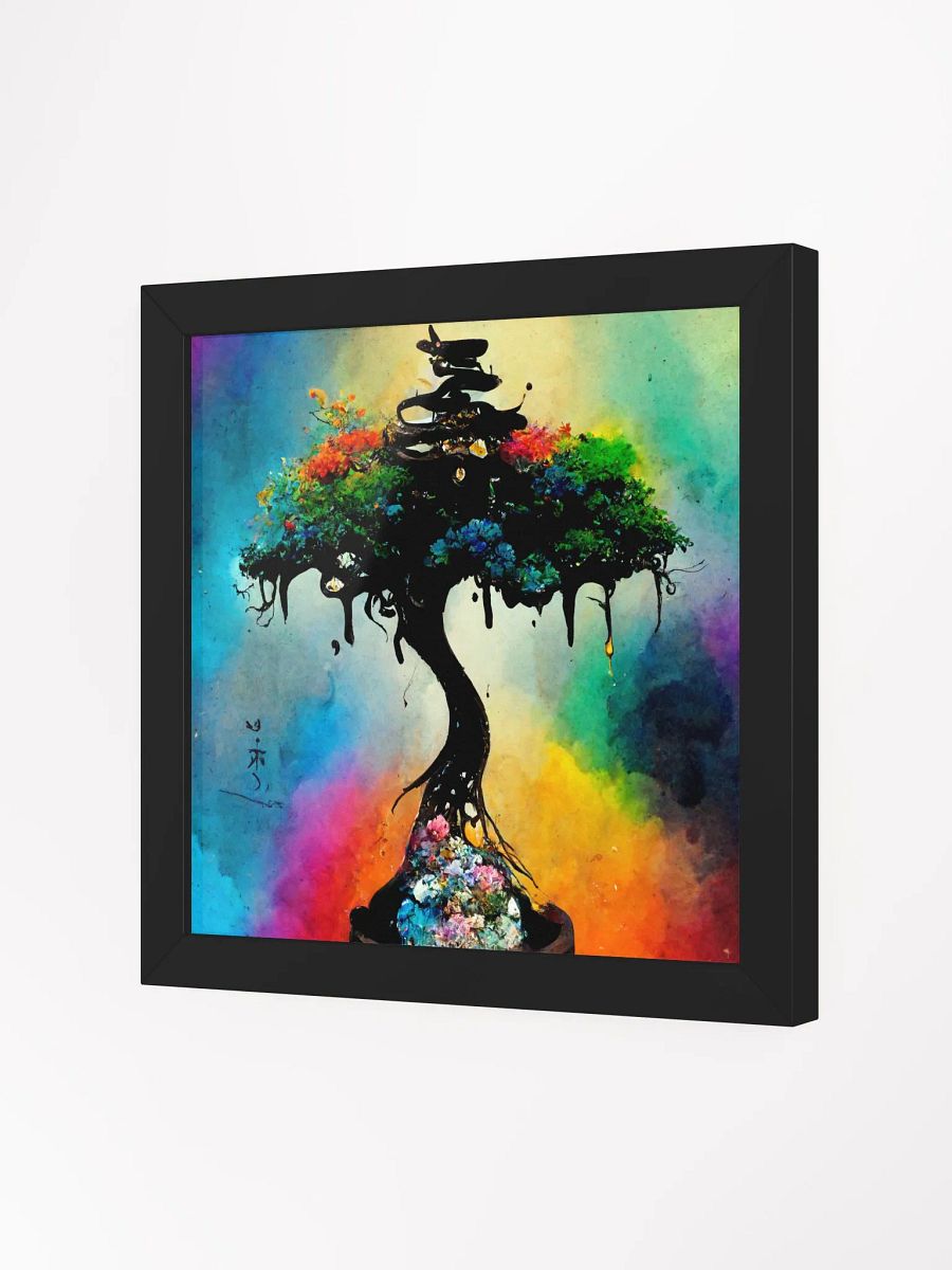 Rainbow Tree - Framed Matte Poster product image (10)