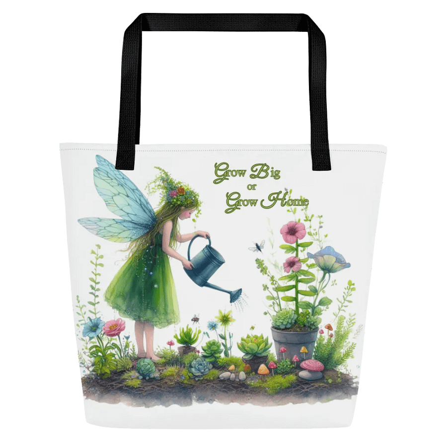 Pretty Fairy Garden, Micro-Gardening Tote Gift for Mother's Day Birthday Retirement product image (4)