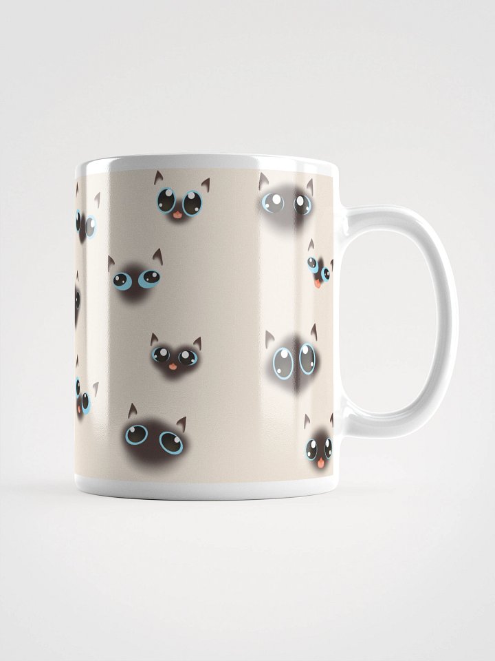 Siamese Cat Faces (Blue Eyes) Mug product image (4)