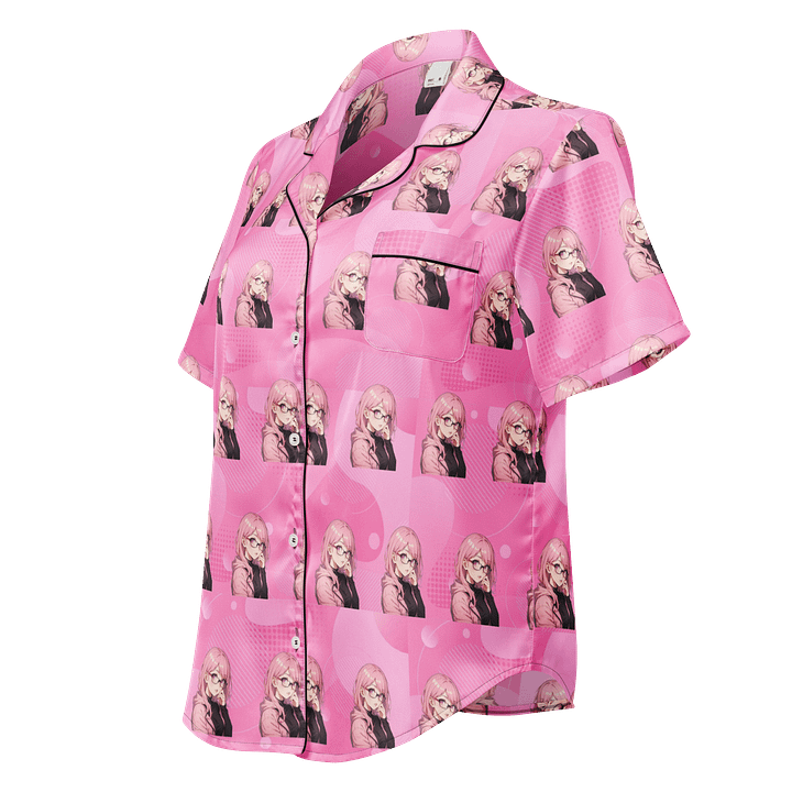 (PINK WAIFU) K Women's Short Sleeve Pajama Top product image (1)