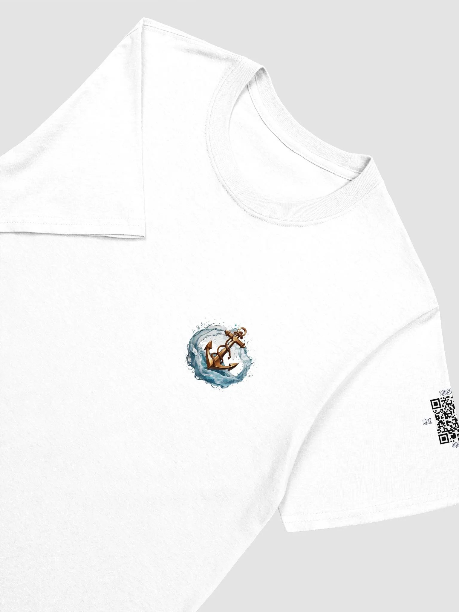 Interactive QR Code Unisex T-Shirt product image (3)