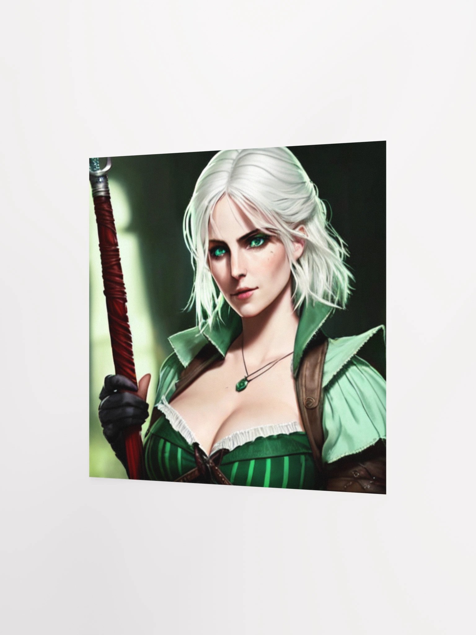 Enchanting Green-Eyed Sorcerer Poster product image (7)