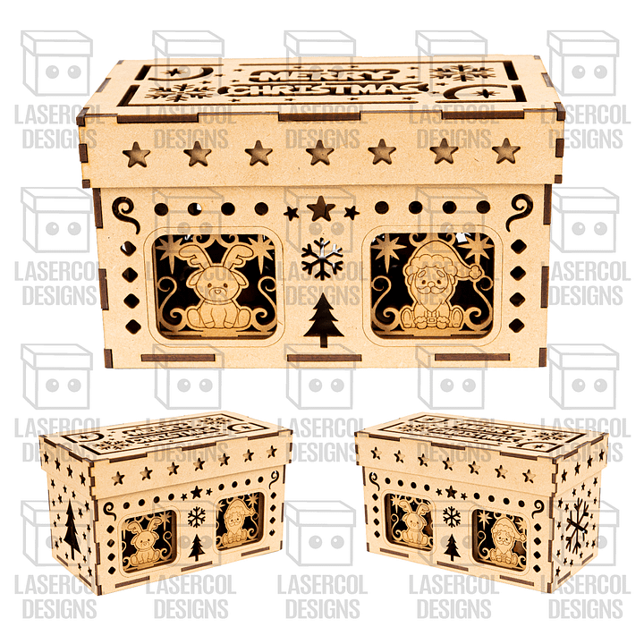 Christmas Characters Houses Ornaments Box Set 1 & Set 2 - Laser Cut Files product image (2)