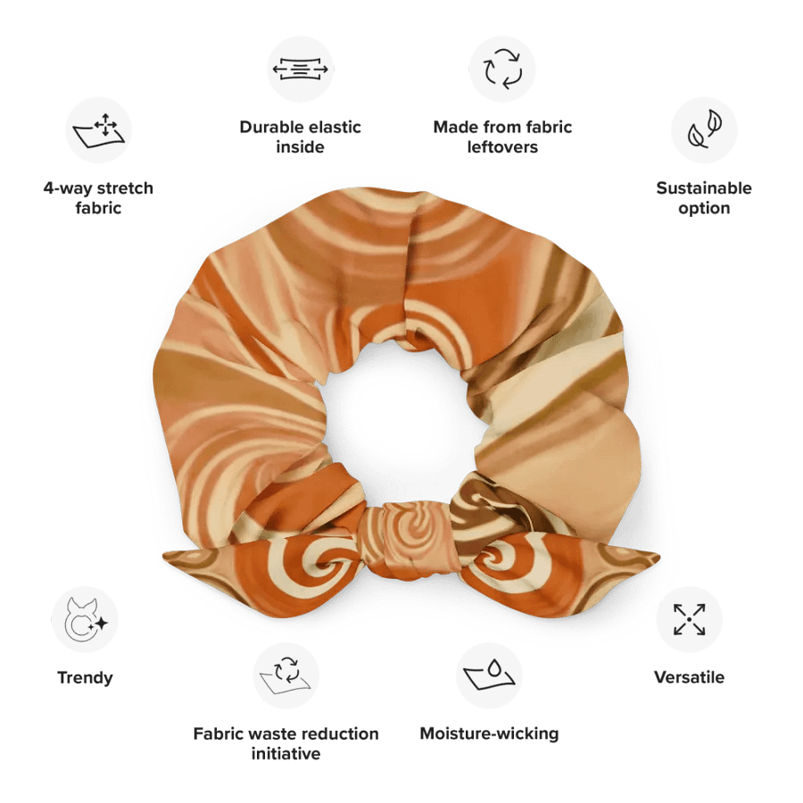 Funky Latte Liquid Tie-Dye Scrunchie product image (10)