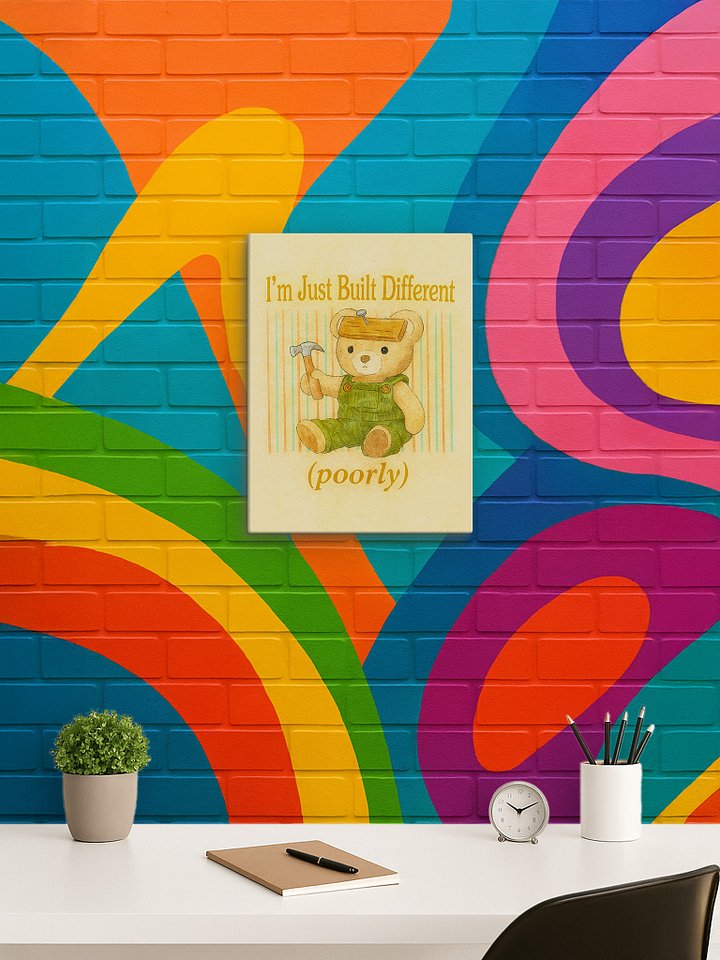 Built Different - Canvas product image (2)