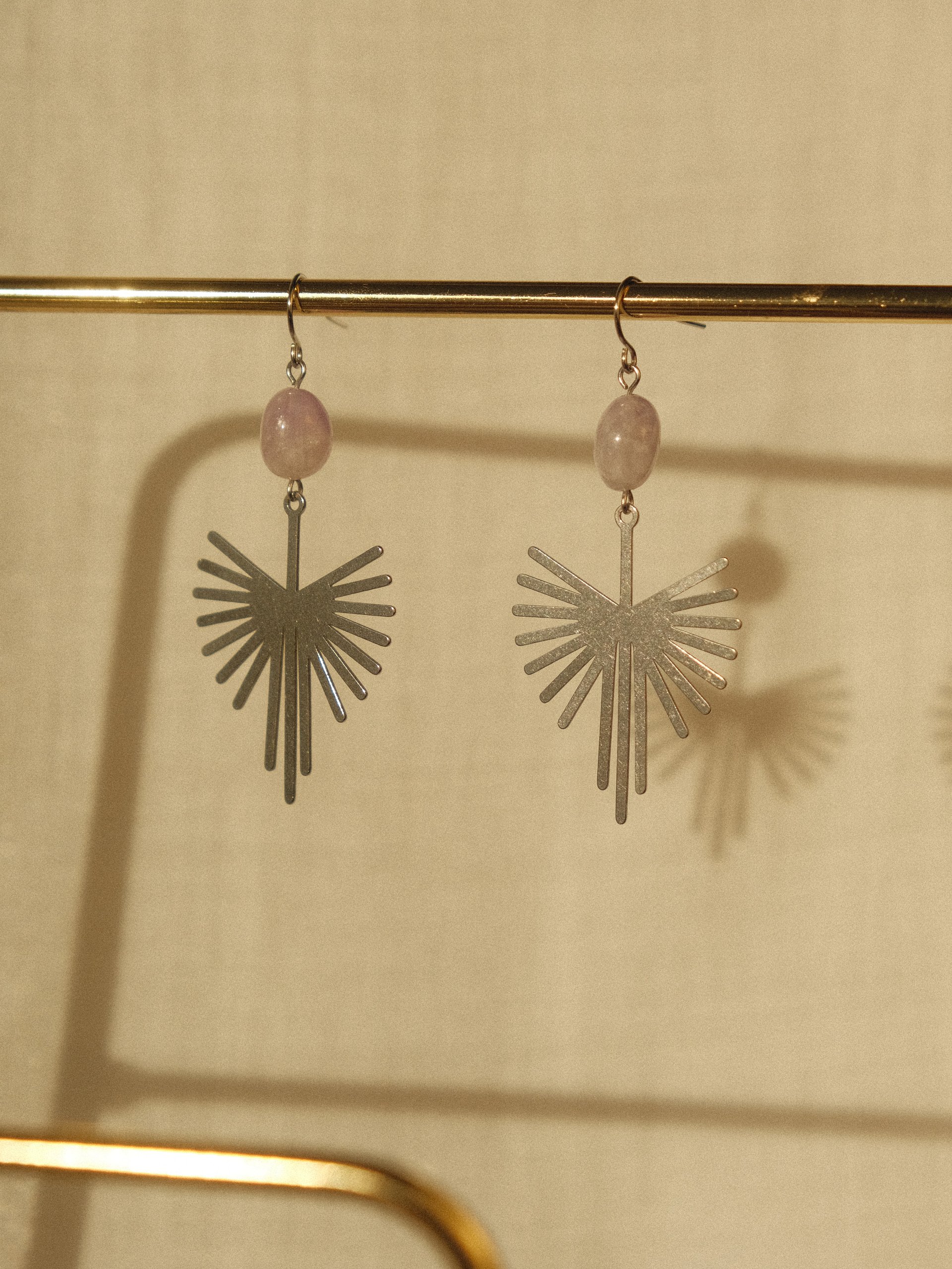 Amethyst Sun Earrings product image (2)