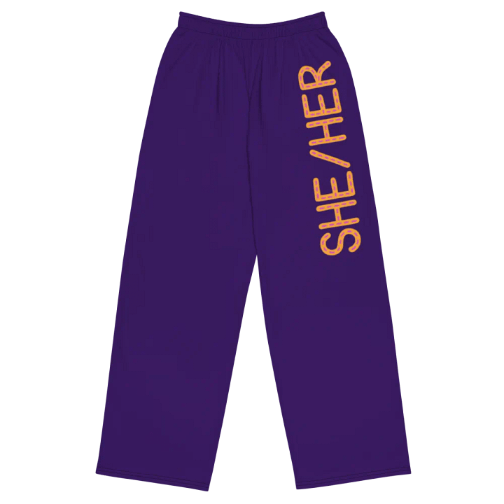 SHE/HER Pronoun Pants product image (1)